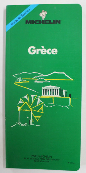 GRECE , GUIDE MICHELIN , 1989