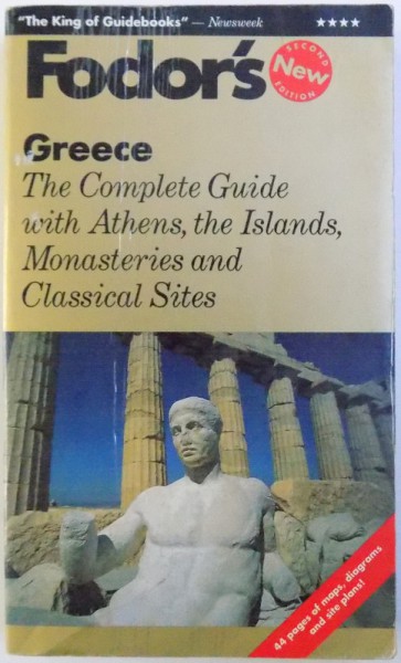 GREECE  - THE COMPLETE GUIDE WITH ATHENS , THE ISLANDS , MONASTERIES AND CLASSICAL SITES  by CONRAD LITTLE PAULUS , 1995