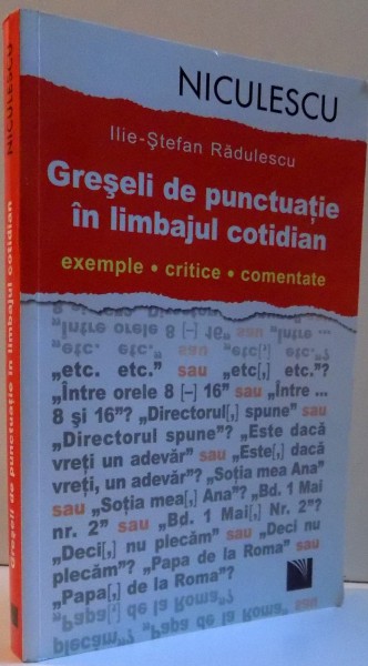 GRESELI DE PUNCTUATIE IN LIMBAJUL COTIDIAN , 2012