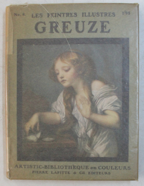 GREUZE 1725 - 1805 , HUIT REPRODUCTIONS FACSIMILE EN COULEURS , EDITIE INTERBELICA