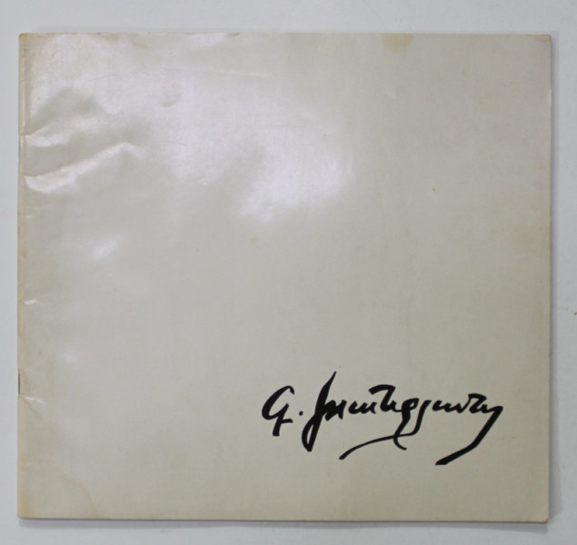 GRIGOR  KHANDJIAN , EXHIBITIONS OF PAINTINGS , CATALOG , 1990 , TEXT IN  ENGLEZA SI ARMEANA