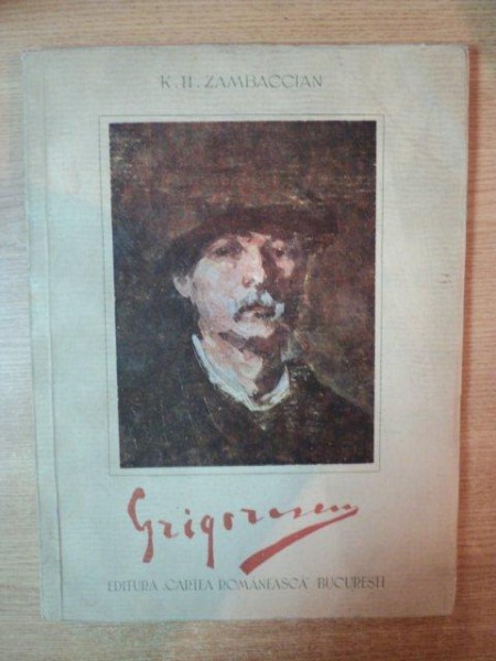 Grigorescu de K.H. Zambaccian,contine dedicatia autorului