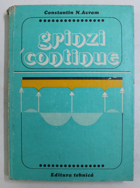 GRINZI CONTINUE de CONSTANTIN AVRAM, EDITIA A III-A REVAZUTA SI COMPLETATA  1981