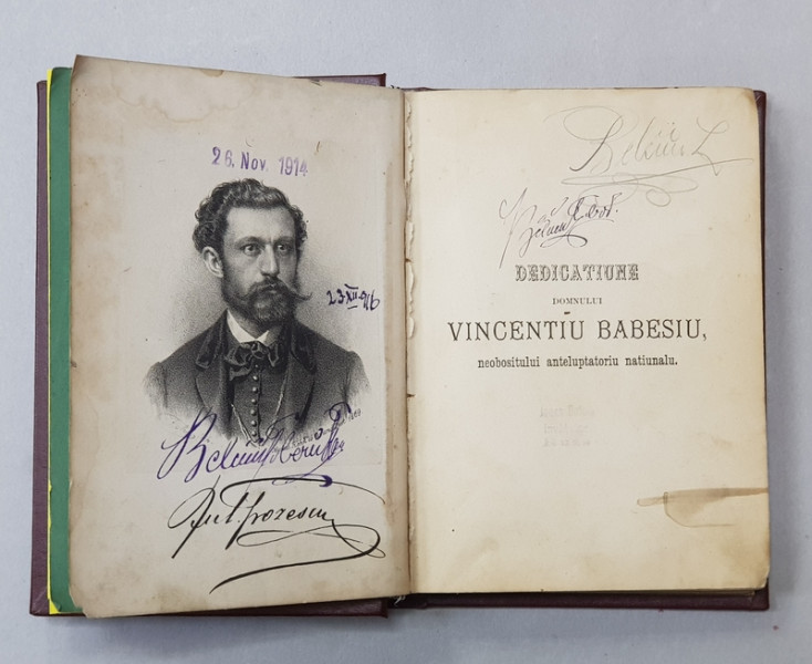 GROSESCU JULIAN - POESII , 1869 , EXEMPLAR SEMNAT DE AUTOR