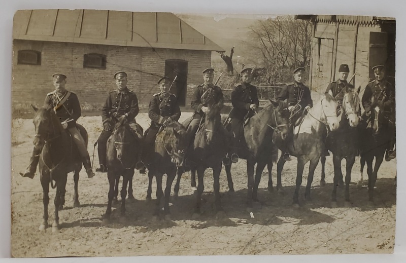 GRUP DE CAVALERISTI RUSI , CALARE , CARTE POSTALA , INTERBELICA