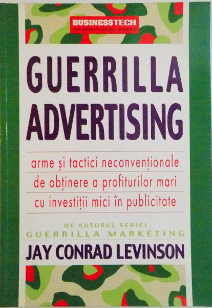 GUERRILLA ADVERTISING de JAY CONRAD LEVINSON, 2002
