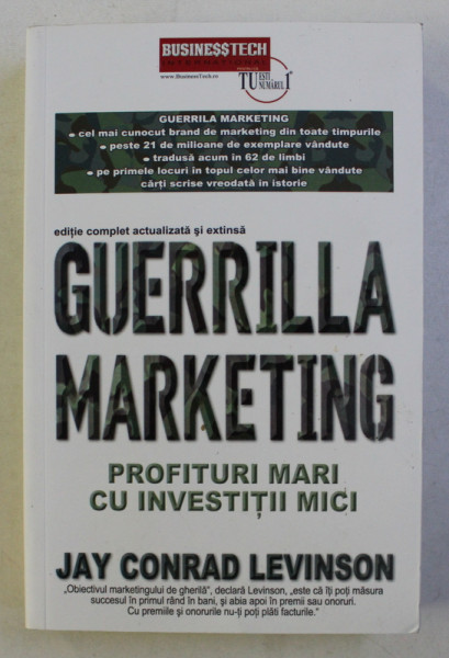 GUERRILLA MARKETING de JAY CONRAD LEVINSON , 2011