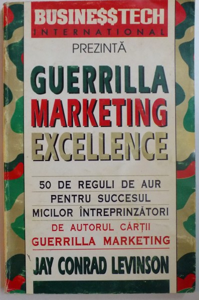 GUERRILLA MARKETING EXCELLENCE de JAY CONRAD LEVINSON, 1993