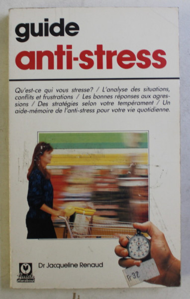 GUIDE ANTI - STRESS par JACQUELINE RENAUD , 1990