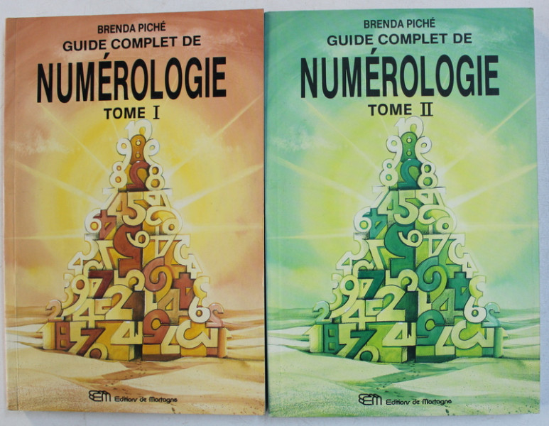 GUIDE COMPLET DE NUMEROLOGIE , TOMES I - II par BRENDA PICHE , 1987