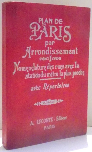 GUIDE INDICATEUR DES RUES DE PARIS