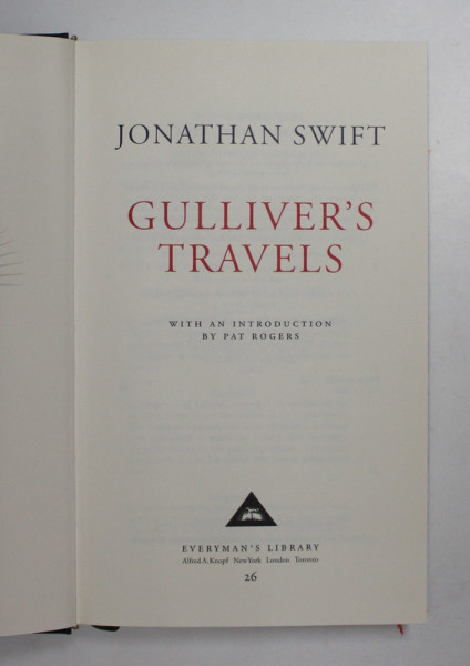 GULLIVER 'S TRAVELS by JONATHAN SWIFT , 1991