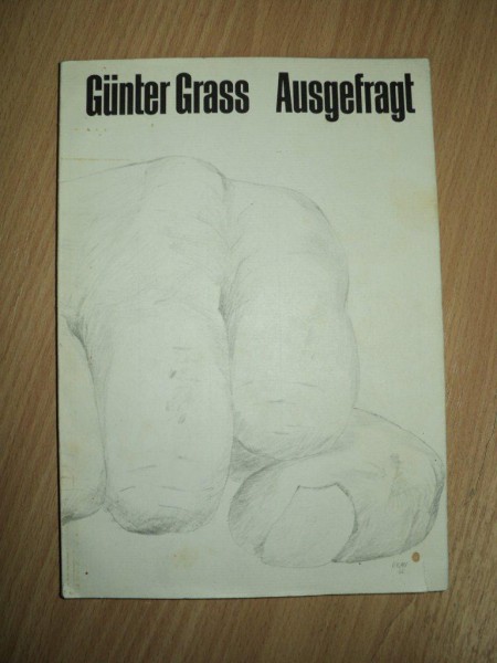 GUNTER GRASS  DEDICATIE, AUSGEFRAGT, BERLIN 1967