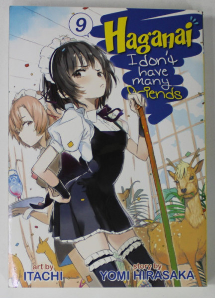 HAGANAI - I DON'T HAVE MANY FRIENDS , No. 9 , art by ITACHI , story by YOMI HIRASAKA , 2014, BENZI DESENATE *