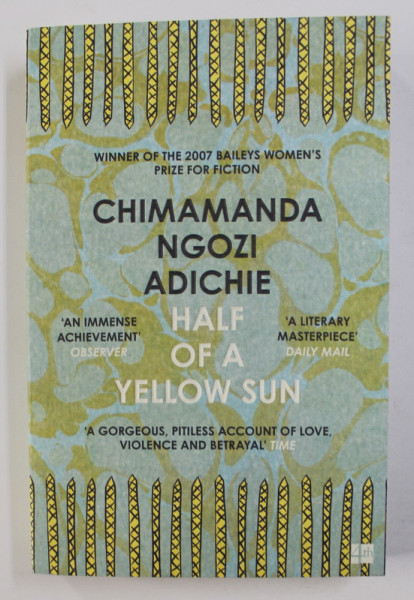 HALF OF A YELLOW SUN de CHIMAMANDA NGOZI ADICHIE , 2007