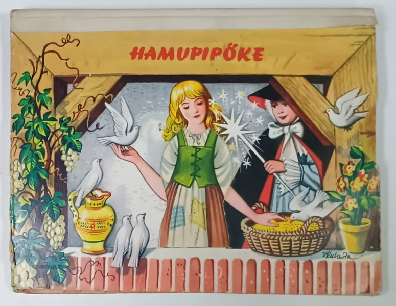 HAMUPIPOKE ( CENUSAREASA )  , CARTE PENTRU COPII CU TEXT IN LIMBA CEHA , ILUSTRATII IN RELIEF , 1972