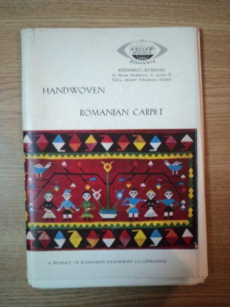 HANDWOVEN, ROMANIAN CARPET