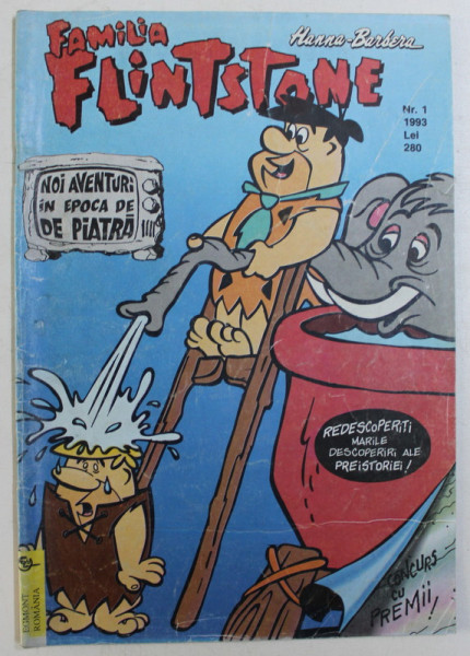 HANNA - BARBERA , FAMILIA FINSTONE , NUMARUL 1 , 1993