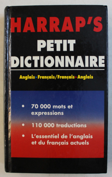 HARRAP 'S PETIT DICTIONNAIRE  - ANGLAIS - FRANCAIS / FRANCAIS - ANGLAIS par MICHAEL JANES , 1995