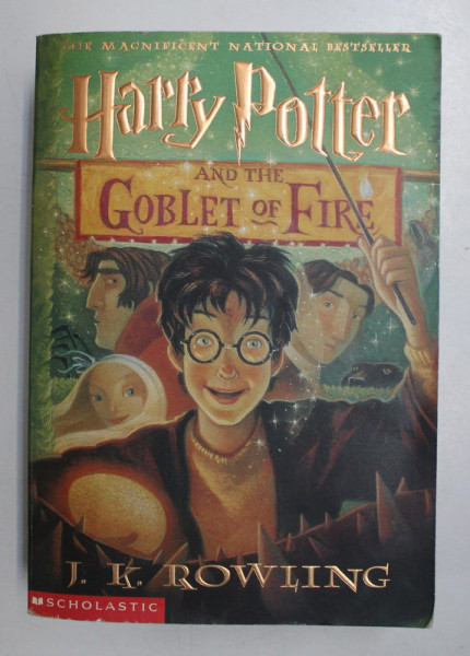HARRY POTTER AND THE GOBLET OF FIRE by J.K. ROWLING , 2000 , EDITIE NECARTONATA
