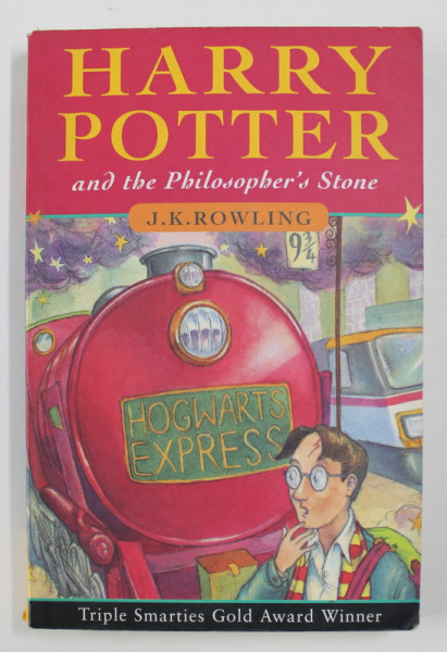 HARRY POTTER AND THE PHILOSOPHER 'S STONE by J.K. ROWLING , 1997 * PRIMA EDITIE