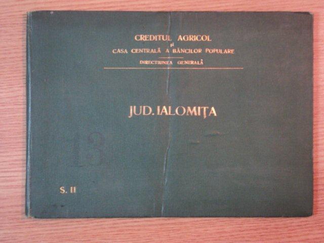 HARTA CAILOR DE COMUNICATIE DIN JUDETUL IALOMITA  IN ANUL 1903