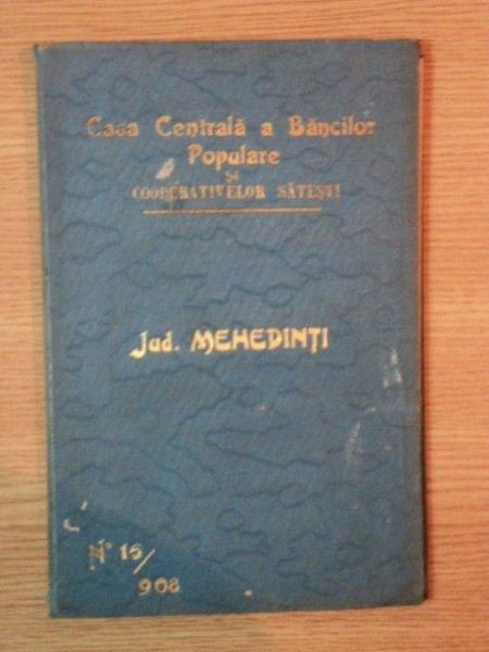 HARTA CAILOR DE COMUNICATIE DIN JUDETUL MEHEDINTI I IN ANUL 1908