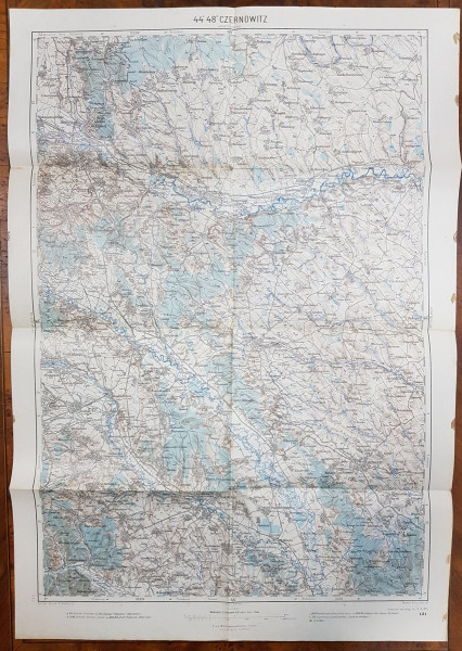 Harta Cernauti, 1915