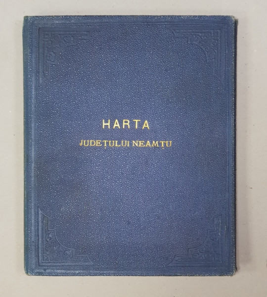 Harta Judetului Neamt de Dimitrie Papazoglu, 1865