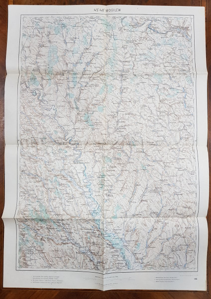 Harta Moghilau, 1915