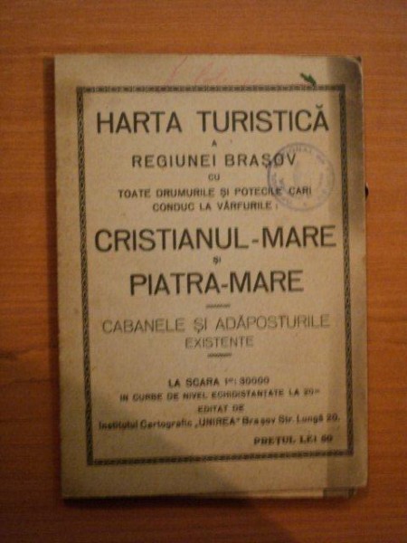 HARTA TURISTICA A REGIUNII BRASOV...