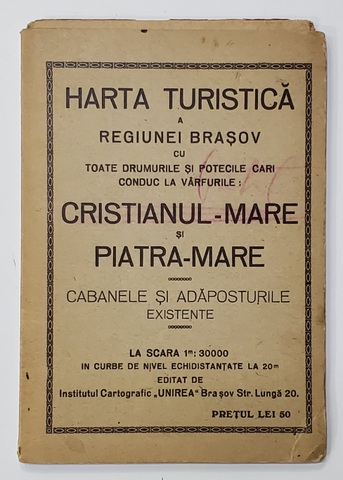 Harta Turitica Cristianu Mare si Piatra Mare