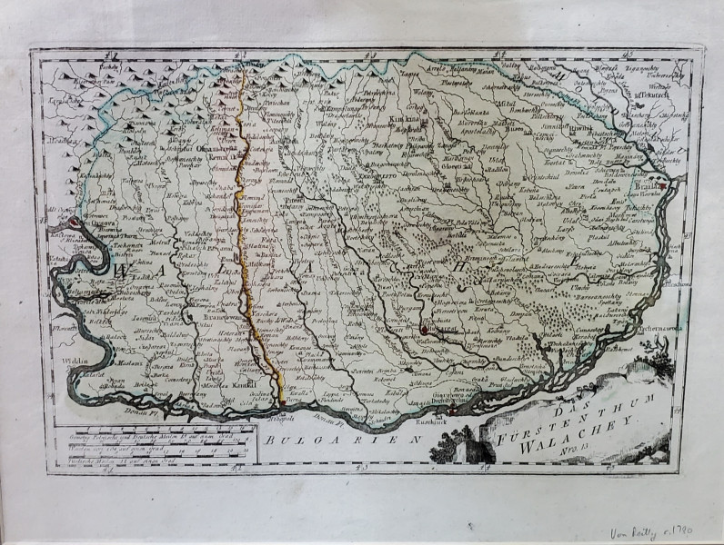Harta Valahiei, Von Reilly, 1780