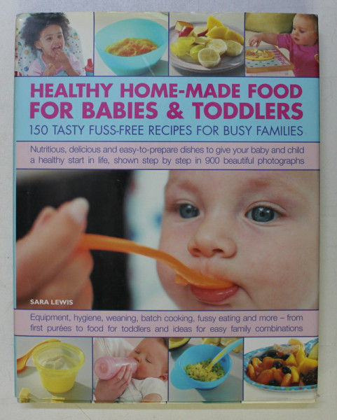 HEALTHY HOME - MADE FOOD FOR BABIES & TODDLERS , 150 TASTY FUSS - FREE RECIPES FOR BUSY FAMILIES by SARA LEWIS , 2008