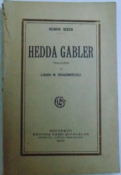 HEDDA GABLER  de HENRIC IBSEN , 1923