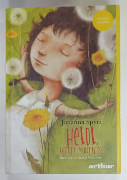 HEIDI , FETITA  MUNTILOR de JOHANNA  SPYRI , ilustratii de SONJA WIMMER , 2022