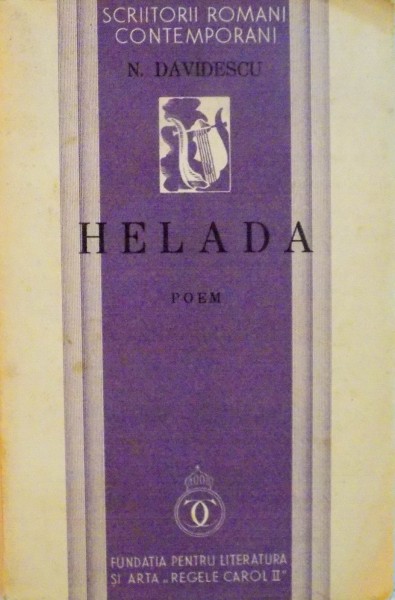 HELADA, POEM de N. DAVIDESCU, 1935