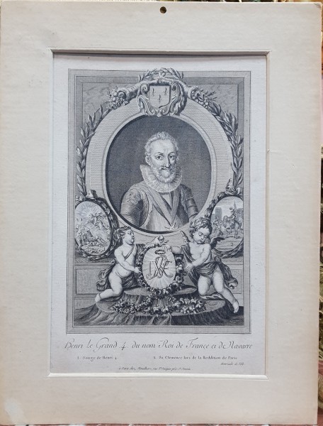 Henri al- IV -lea, Gravura