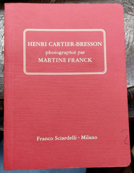 HENRI CARTIER - BRESSON photgraphie par MARTINE FRANCK , 1998