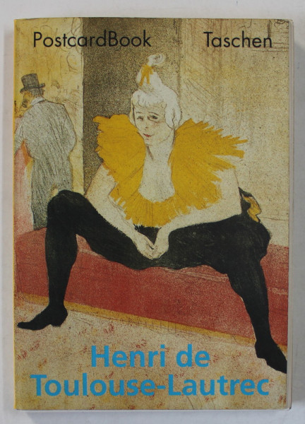 HENRI DE TOULOUSE - LAUTREC , POSTCARD BOOK , 1993