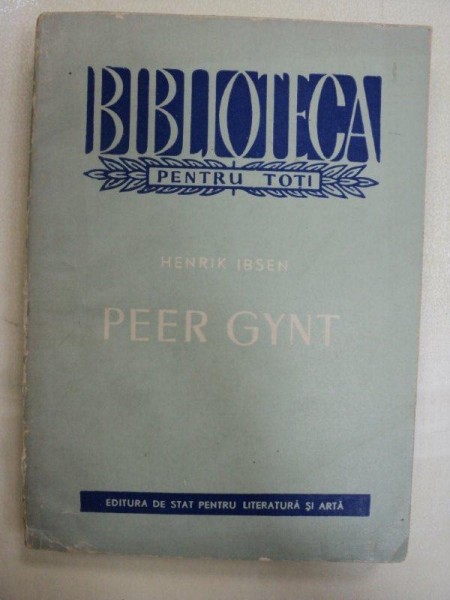 HENRIK IBSEN-PEER GYNT