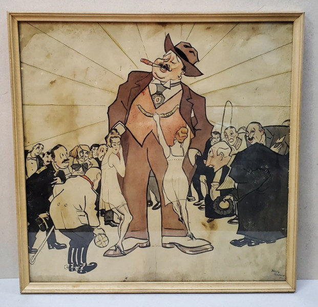 HENRY GINSBERG - CARICATURA