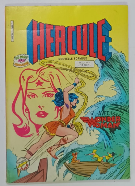 HERCULE , avec WONDER WOMAN , REVISTA DE BENZI DESENATE CU TEXT IN LIMBA FRANCEZA , 1984
