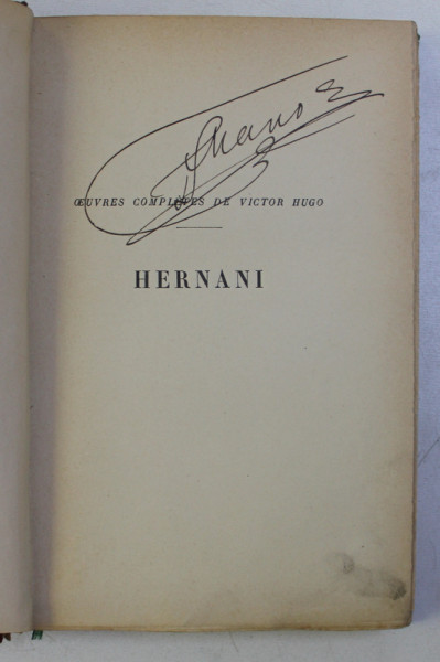 HERNANI par VICTOR HUGO , 1880
