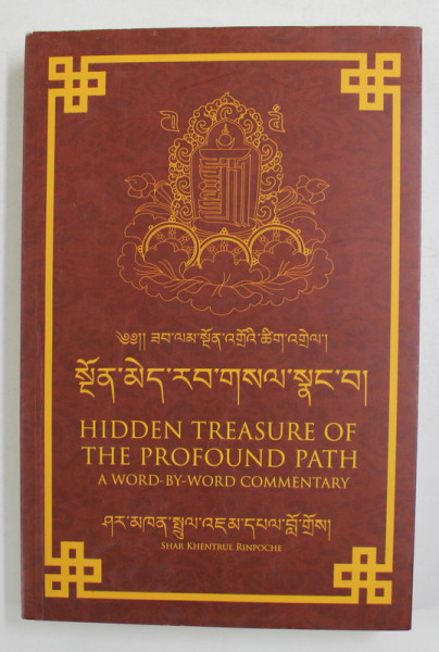 HIDDEN TRESURE OF THE PROFOUND PATH - A WORD -BY - WORD COMENTARY OF THE DIVINE LADDER by SHAR KHENTRUL RINPOCHE , ANII '2000