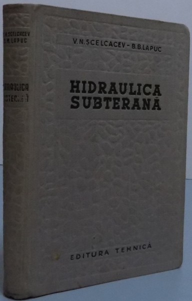 HIDRAULICA SUBTERANA , 1953