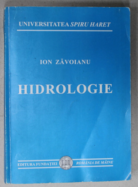 HIDROLOGIE de ION ZAVOIANU , 2007