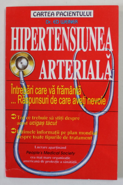 HIPERTENSIUNEA  ARTERIALA de DR. ED WEINER , 1995