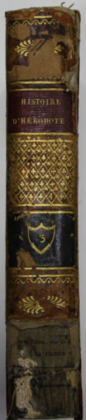 HISTOIRE D ' HERODOTE , TRADUITE DU GREC ,  TOME III , 1802