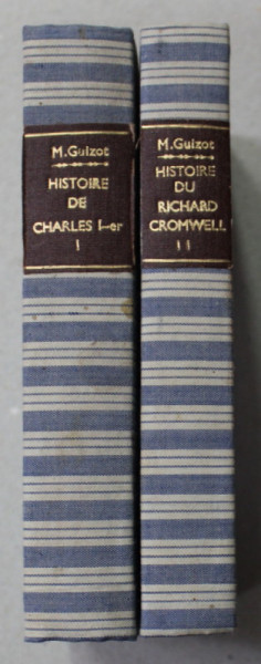 HISTOIRE DE CHARLES I er , 1623 - 1660 par M. GUIZOT , VOLUMELE I - II , 1881 - 1882